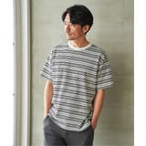 【お得だ値】冷感コットンドロストボーダーTシャツ | ikka  | 詳細画像3 