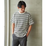 【お得だ値】冷感コットンドロストボーダーTシャツ | ikka  | 詳細画像4 