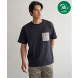 ネイビーブルー | 【お得だ値】冷感DRY布帛コンビポケットTシャツ | ikka