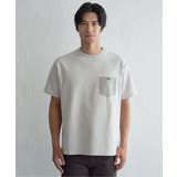 【接触冷感】デニムライクポケットTシャツ | ikka | 詳細画像15