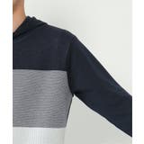 切り替えジャガードプルパーカー | ikka  | 詳細画像10 