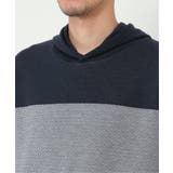 切り替えジャガードプルパーカー | ikka  | 詳細画像13 