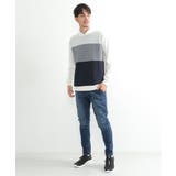 切り替えジャガードプルパーカー | ikka  | 詳細画像5 