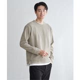 モールワッフルフェイクレイヤードプルオーバー | ikka | 詳細画像9