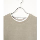 モールワッフルフェイクレイヤードプルオーバー | ikka | 詳細画像26