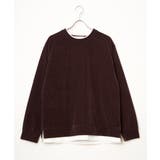 モールワッフルフェイクレイヤードプルオーバー | ikka | 詳細画像34