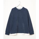 モールワッフルフェイクレイヤードプルオーバー | ikka | 詳細画像36