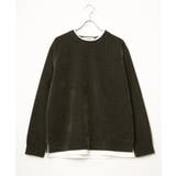 モールワッフルフェイクレイヤードプルオーバー | ikka | 詳細画像38