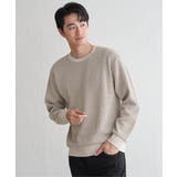 【芸能人着用】ビッグワッフルクルーネックプルオーバー | ikka | 詳細画像7