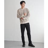 【芸能人着用】ビッグワッフルクルーネックプルオーバー | ikka | 詳細画像8