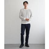 【芸能人着用】ビッグワッフルクルーネックプルオーバー | ikka | 詳細画像10