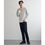 【芸能人着用】ビッグワッフルクルーネックプルオーバー | ikka | 詳細画像11