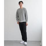 【芸能人着用】ビッグワッフルクルーネックプルオーバー | ikka | 詳細画像13