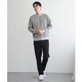 【芸能人着用】ビッグワッフルクルーネックプルオーバー | ikka | 詳細画像14