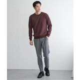 【芸能人着用】ビッグワッフルクルーネックプルオーバー | ikka | 詳細画像19