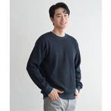 【芸能人着用】ビッグワッフルクルーネックプルオーバー | ikka | 詳細画像21