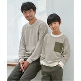 【芸能人着用】ビッグワッフルクルーネックプルオーバー | ikka | 詳細画像33