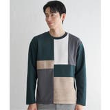 【芸能人着用】ブロックスダンボールクルーネック | ikka  | 詳細画像16 