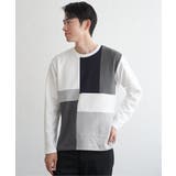 【芸能人着用】ブロックスダンボールクルーネック | ikka  | 詳細画像2 