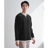 カットコールキーネックフェイクプルオーバー | ikka | 詳細画像11