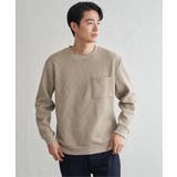 フクレジャカードポケット付きクルーネックプルオーバー | ikka | 詳細画像15