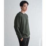 フクレジャカードポケット付きクルーネックプルオーバー | ikka | 詳細画像18