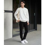 フクレジャカードポケット付きクルーネックプルオーバー | ikka | 詳細画像3