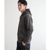 【抗菌防臭／吸水速乾】GOKU楽スエードハーフジップパーカ | ikka  | 詳細画像24 