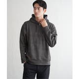 【抗菌防臭／吸水速乾】GOKU楽スエードハーフジップパーカ | ikka  | 詳細画像26 