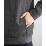 【抗菌防臭／吸水速乾】GOKU楽スエードハーフジップパーカ | ikka  | 詳細画像29 