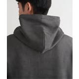 【抗菌防臭／吸水速乾】GOKU楽スエードハーフジップパーカ | ikka  | 詳細画像31 