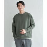 GOKU楽リップルダンボールクルーネック | ikka  | 詳細画像6 