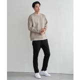 GOKU楽リップルダンボールクルーネック | ikka  | 詳細画像21 