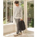 ビッグ縦ワッフルクルーネックプルオーバー | ikka  | 詳細画像12 