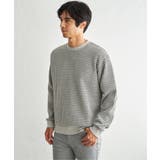 ビッグ縦ワッフルクルーネックプルオーバー | ikka  | 詳細画像17 