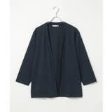 【接触冷感/抗菌防臭】GOKU楽セイケツ8分袖カーディガン | ikka | 詳細画像16