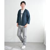 【接触冷感／抗菌防臭】GOKU楽セイケツ8分袖カーディガン | ikka  | 詳細画像10 