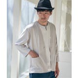 【接触冷感／抗菌防臭】GOKU楽セイケツ8分袖カーディガン | ikka  | 詳細画像1 