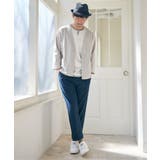 【接触冷感／抗菌防臭】GOKU楽セイケツ8分袖カーディガン | ikka  | 詳細画像5 