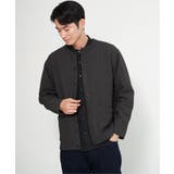 チャコール | 【親子コーデ】ボンディングクルーネックカーディガン | ikka 