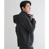 【セットアップ対応】ダブルフェイスカノコ2wayジップパーカ | ikka  | 詳細画像2 