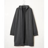 【洗濯機で洗える】鹿の子ダンボールフーディガン | ikka  | 詳細画像8 