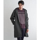 チャコール | 【洗濯機で洗える】鹿の子ダンボールフーディガン | ikka 