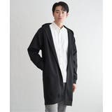 【洗濯機で洗える】鹿の子ダンボールフーディガン | ikka  | 詳細画像1 