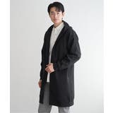 【洗濯機で洗える】鹿の子ダンボールフーディガン | ikka  | 詳細画像2 