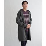 【洗濯機で洗える】鹿の子ダンボールフーディガン | ikka  | 詳細画像5 