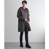 【洗濯機で洗える】鹿の子ダンボールフーディガン | ikka  | 詳細画像7 