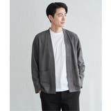 チャコール | スエードカーデインナーセット | ikka 