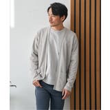 ダブルフェイスDRY鹿の子カーディガン | ikka  | 詳細画像2 