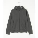 ミディアムグレー | 【イージーケア／吸水速乾】ドライポンチジップパーカ | ikka 